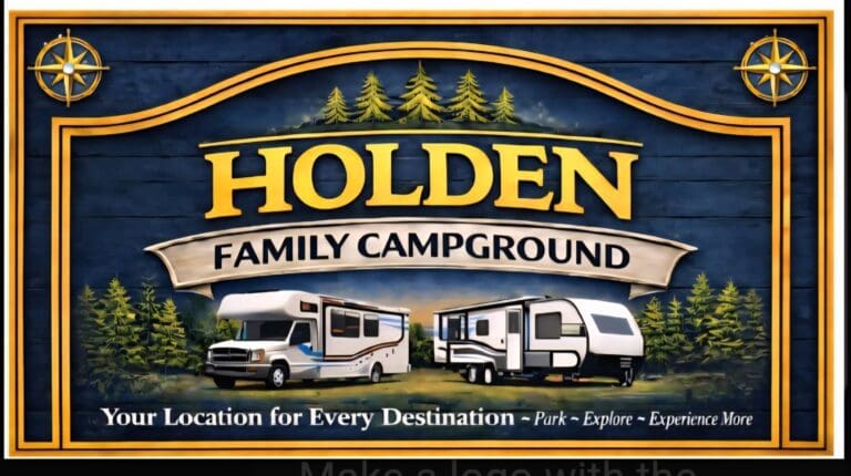 Campground sign